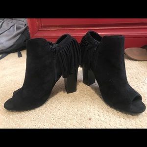 Black booties/ heels